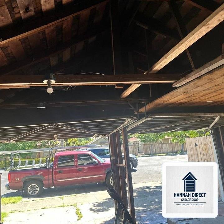 Off-Track Garage Door Emergency Realignment & Laser Calibration in Dieringer, WA